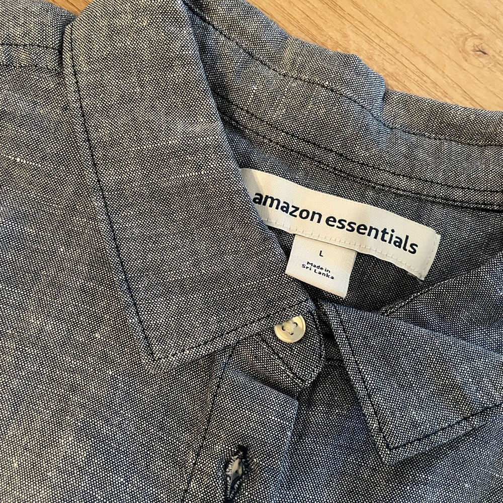 Amazon Chambray Button-Up Shirt - Picture 2 of 3